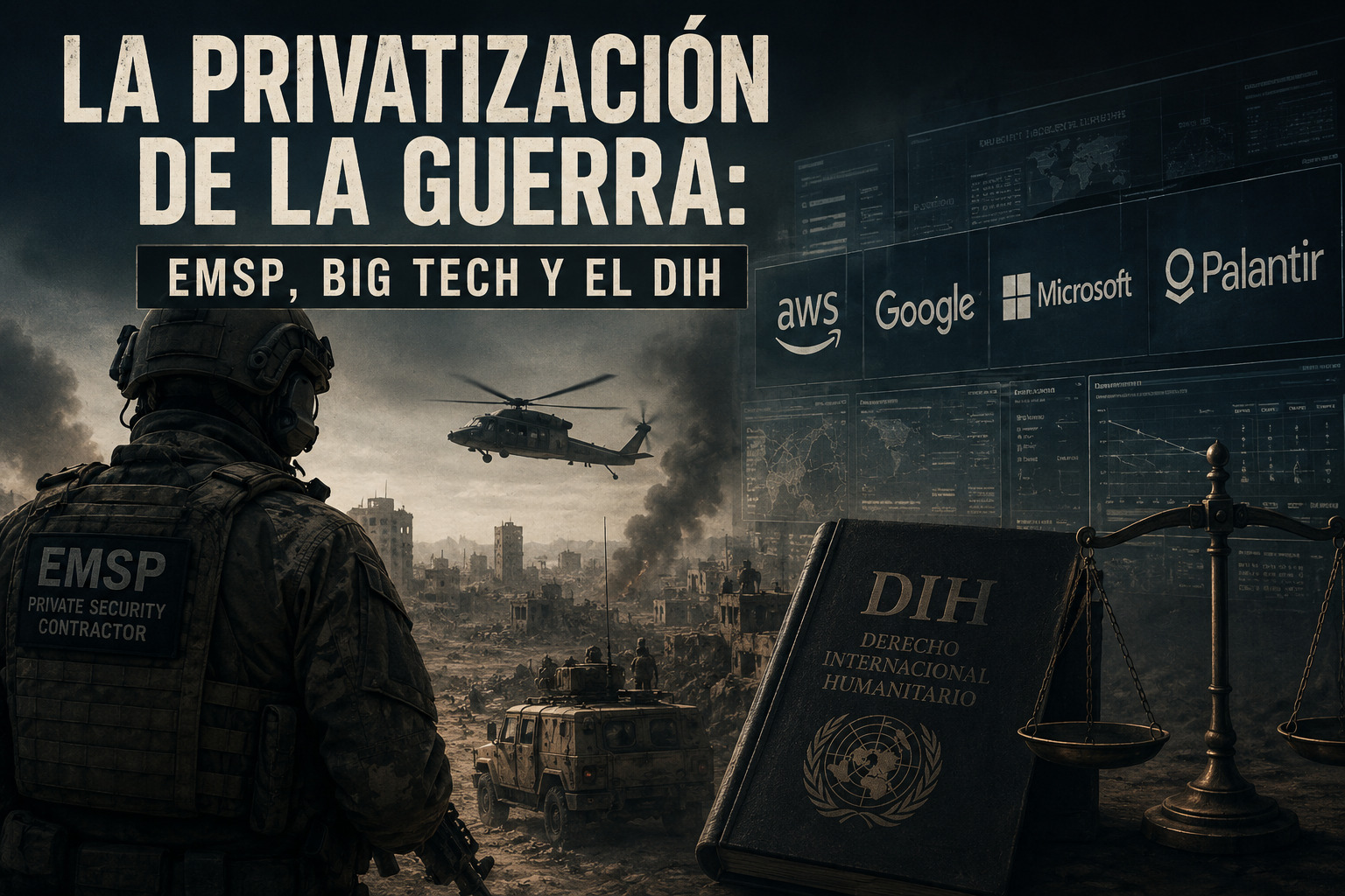 La privatización de la guerra - EMSP, Big Tech y el DIH